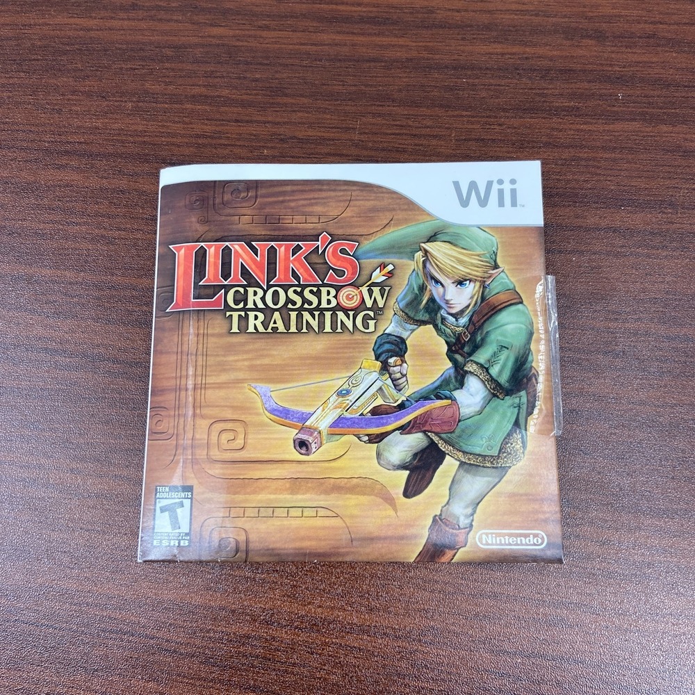 Legend of Zelda Link's Crossbow Training Nintendo Wii 2007 Shooting Video Game